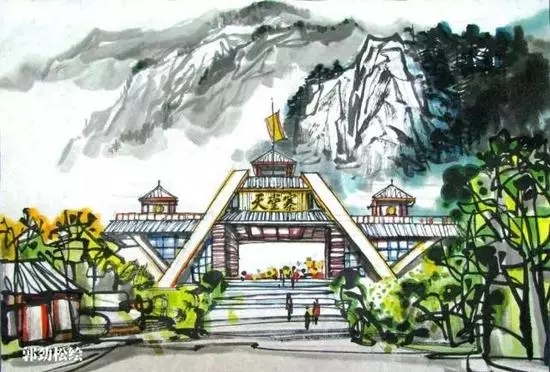 安徽風(fēng)景如畫！手繪版的安徽旅游景點(diǎn)更美！